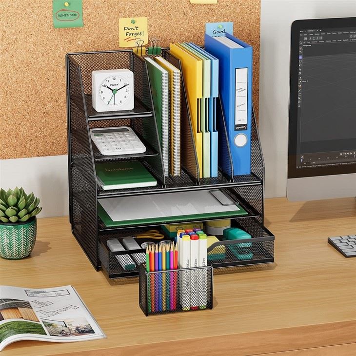 wire mesh desk accessories