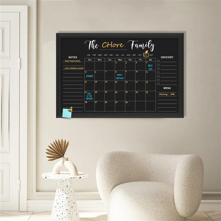 Monthly and Weekly Calendar