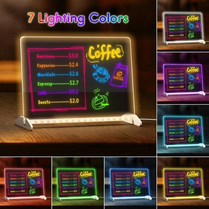 7 color LED whiteboard 7 color LED whiteboard